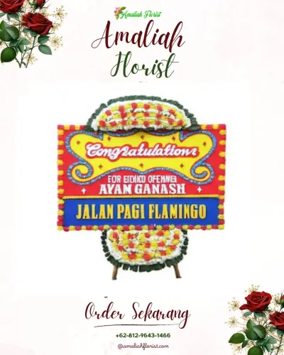 Bunga Papan Congratulation di Madenan